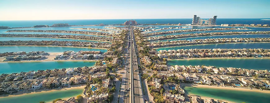 Palm Jumeirah in Dubai
