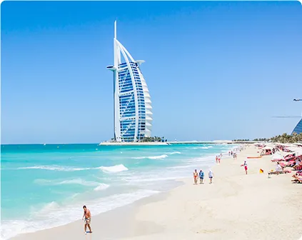 Lifestyle am Strand von Dubai