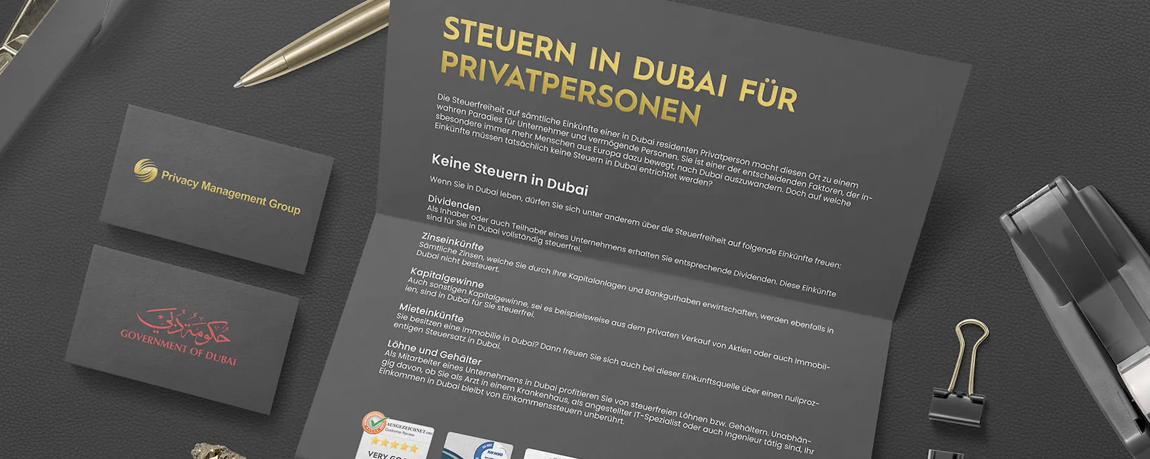 Steuern in Dubai